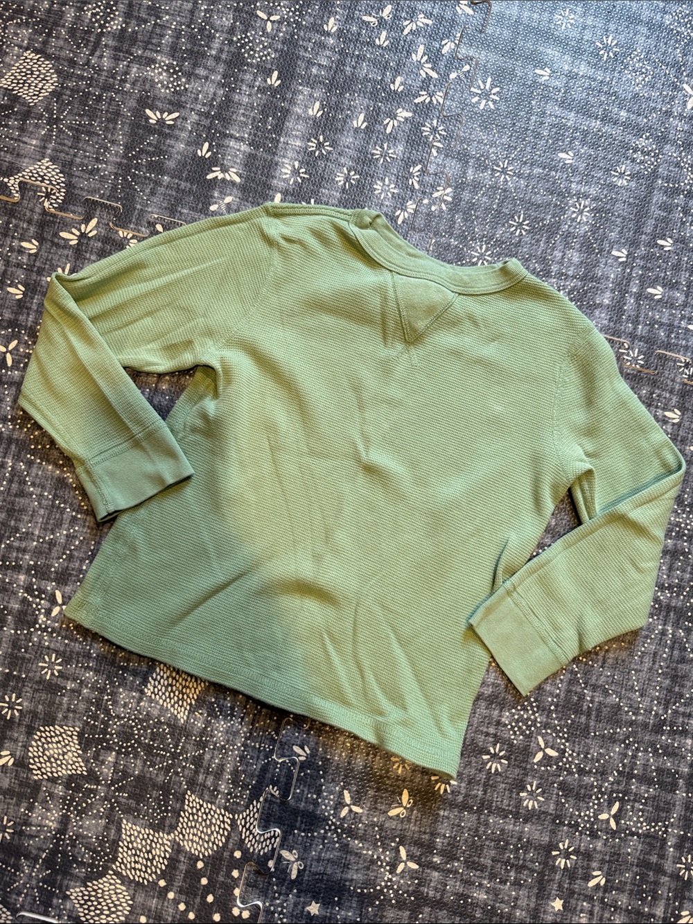 Hanna 6-7 Green Waffle